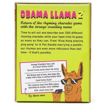  Obama Llama 2:  Hilarious Party Game Filled With Wacky Wordplay!